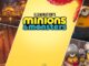 Collage banner for Illumination's Minions & Monsters, with Minions on the sides and a bright yellow center panel showing the title.