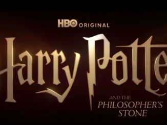 Harry Potter and the Philosopher's Stone title card with HBO Original logo above.